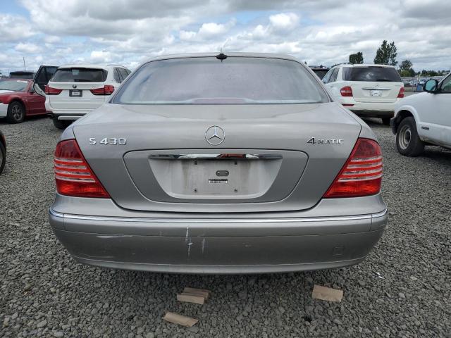 WDBNG83J54A388099 - 2004 MERCEDES-BENZ S 430 4MATIC SILVER photo 6