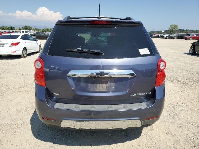 2GNFLGEK2D6319649 - 2013 CHEVROLET EQUINOX LTZ BLUE photo 6