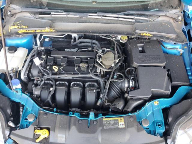 1FAHP3N25CL167795 - 2012 FORD FOCUS TITANIUM TEAL photo 11