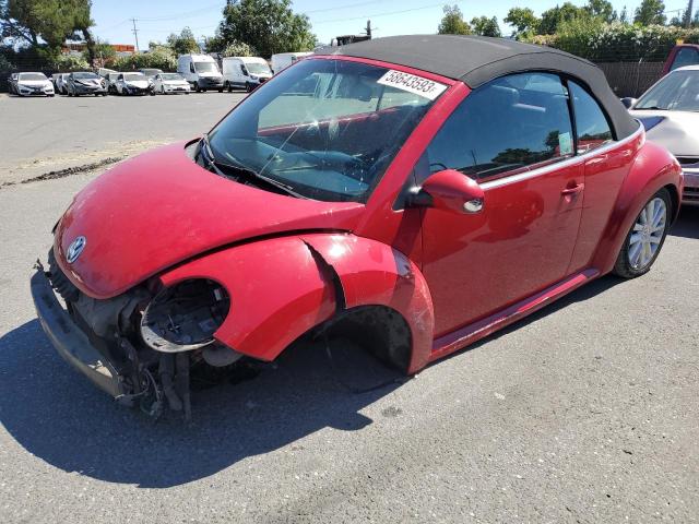 3VWRG31Y09M407932 - 2009 VOLKSWAGEN NEW BEETLE S RED photo 1