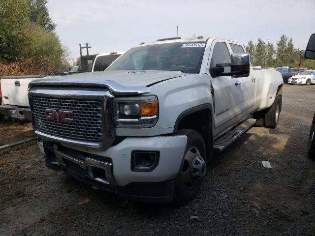 1GT42YE80GF101104 - 2016 GMC SIERRA K3500 DENALI WHITE photo 2