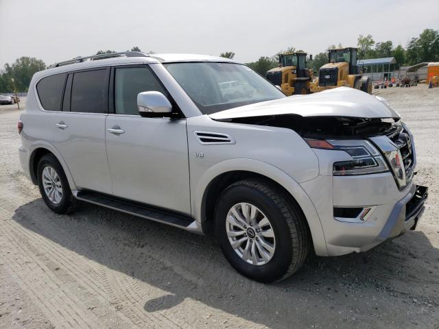 JN8AY2ADXM9661020 - 2021 NISSAN ARMADA SV SILVER photo 4