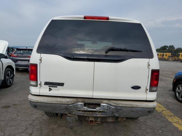 1FMSU45P94ED91728 - 2004 FORD EXCURSION EDDIE BAUER WHITE photo 6