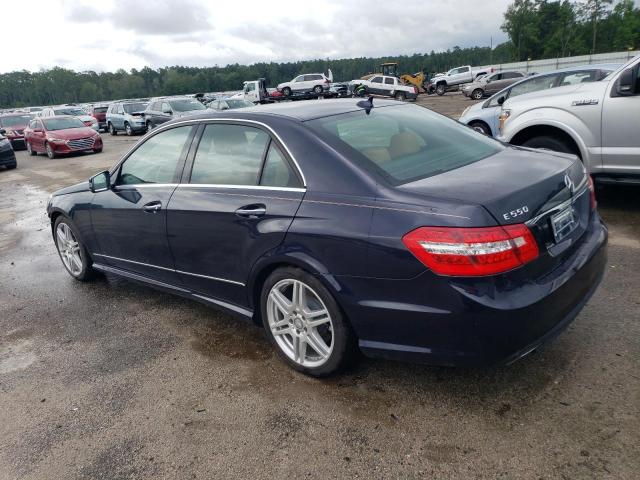 WDDHF9AB1AA131297 - 2010 MERCEDES-BENZ E 550 4MATIC BLUE photo 2