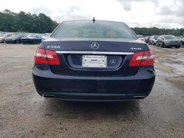 WDDHF9AB1AA131297 - 2010 MERCEDES-BENZ E 550 4MATIC BLUE photo 6