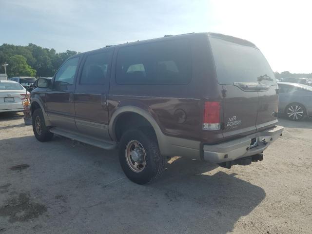 1FMNU43S11EB99316 - 2001 FORD EXCURSION LIMITED BURGUNDY photo 2