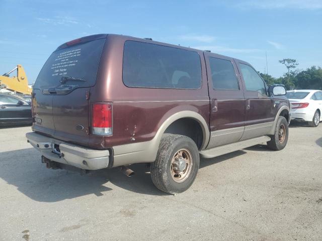 1FMNU43S11EB99316 - 2001 FORD EXCURSION LIMITED BURGUNDY photo 3