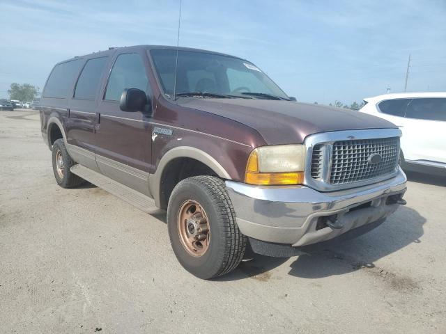 1FMNU43S11EB99316 - 2001 FORD EXCURSION LIMITED BURGUNDY photo 4