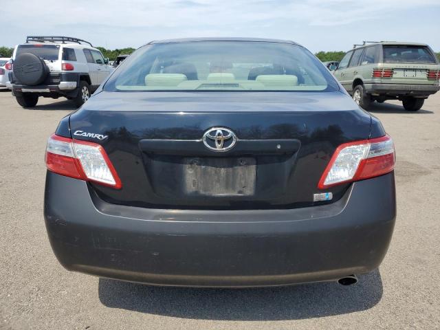 4T1BB46K17U029766 - 2007 TOYOTA CAMRY HYBRID BLACK photo 6