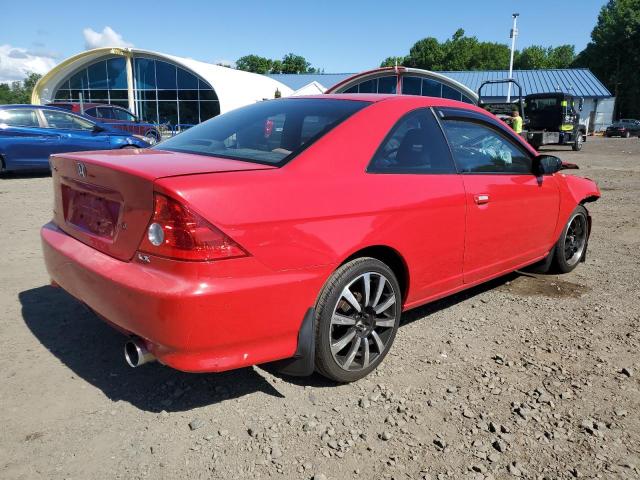 1HGEM21615L078626 - 2005 HONDA CIVIC LX RED photo 3