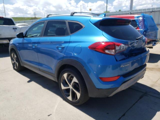 KM8J3CAL4JU724012 - 2018 HYUNDAI TUCSON SPORT BLUE photo 2