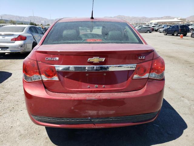 1G1PH5S98B7185319 - 2011 CHEVROLET CRUZE LTZ RED photo 6