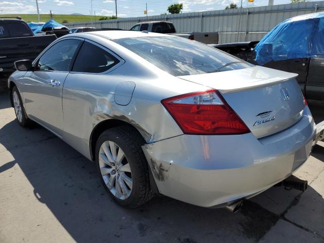 1HGCS21839A007024 - 2009 HONDA ACCORD EXL SILVER photo 2