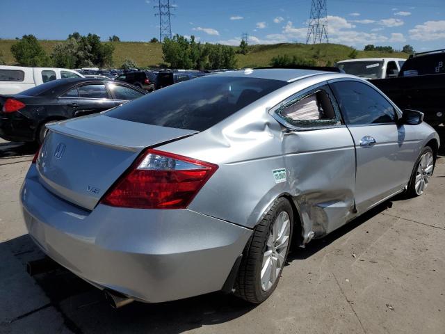 1HGCS21839A007024 - 2009 HONDA ACCORD EXL SILVER photo 3