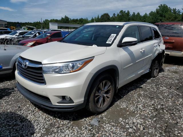5TDKKRFH0FS059950 - 2015 TOYOTA HIGHLANDER XLE SILVER photo 1