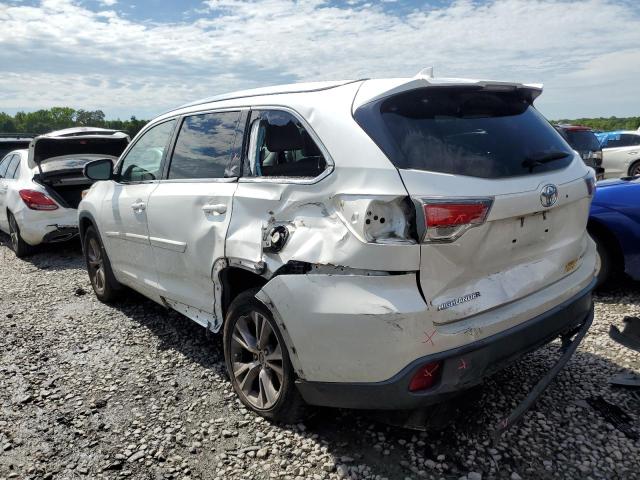 5TDKKRFH0FS059950 - 2015 TOYOTA HIGHLANDER XLE SILVER photo 2
