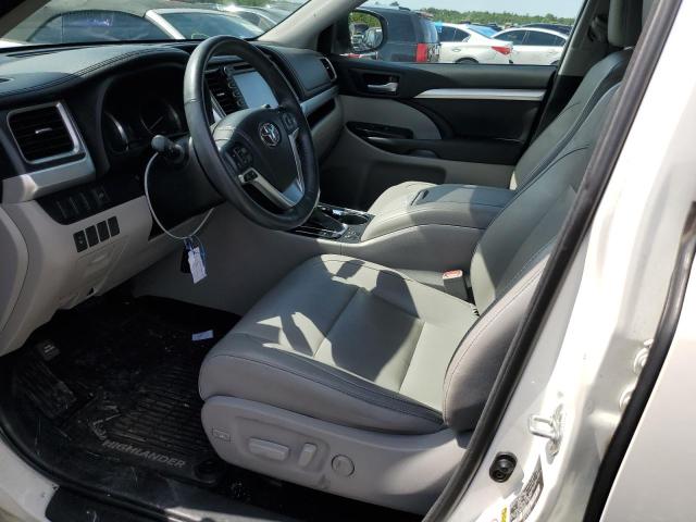 5TDKKRFH0FS059950 - 2015 TOYOTA HIGHLANDER XLE SILVER photo 7