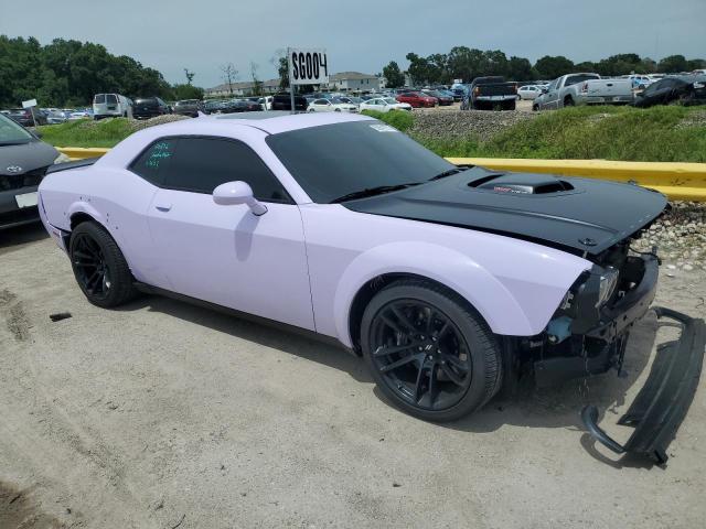 2C3CDZFJ5MH645142 - 2021 DODGE CHALLENGER R/T SCAT PACK PURPLE photo 4