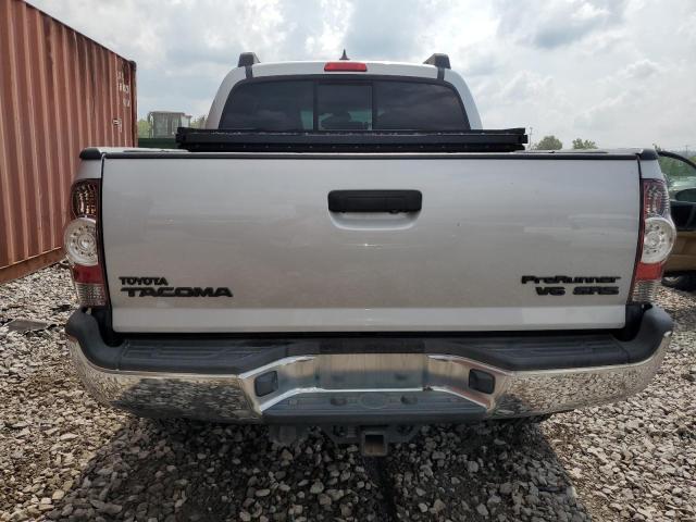 5TFJU4GN8CX022230 - 2012 TOYOTA TACOMA DOUBLE CAB PRERUNNER SILVER photo 6