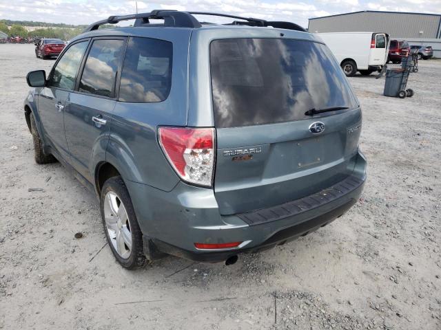 JF2SH646X9H719727 - 2009 SUBARU FORESTER 2.5X LIMITED TEAL photo 3