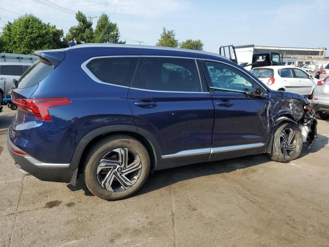 5NMS24AJ5NH449103 - 2022 HYUNDAI SANTA FE SEL BLUE photo 3