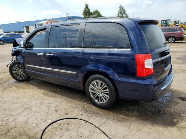 2C4RC1CG0DR509210 - 2013 CHRYSLER TOWN & COU TOURING L BLUE photo 2