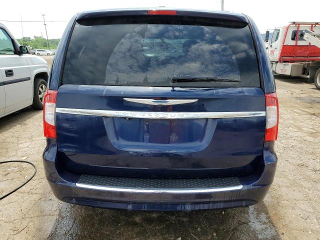 2C4RC1CG0DR509210 - 2013 CHRYSLER TOWN & COU TOURING L BLUE photo 6