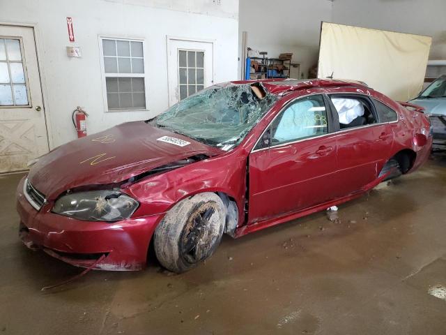 2G1WT57K391289097 - 2009 CHEVROLET IMPALA 1LT BURGUNDY photo 1