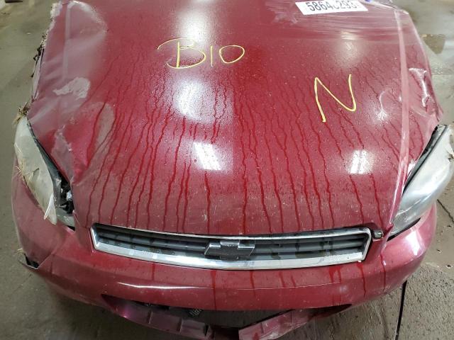 2G1WT57K391289097 - 2009 CHEVROLET IMPALA 1LT BURGUNDY photo 11