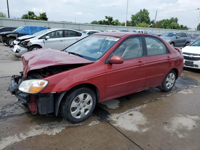 KNAFE121885528646 - 2008 KIA SPECTRA EX BURGUNDY photo 1