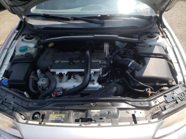 YV1RS592972638789 - 2007 VOLVO S60 2.5T SILVER photo 11