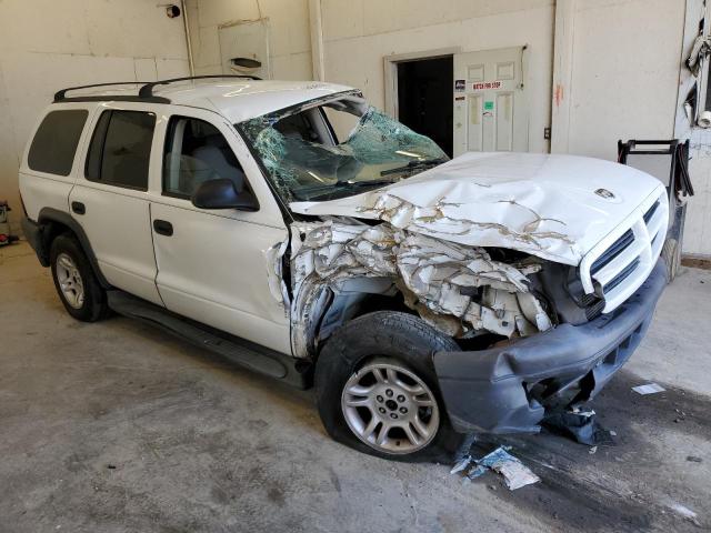 1D4HS38N13F617975 - 2003 DODGE DURANGO SPORT WHITE photo 4