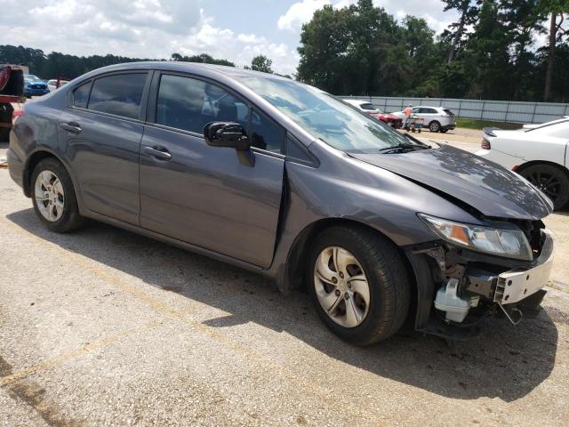 19XFB2F54FE104283 - 2015 HONDA CIVIC LX GRAY photo 4