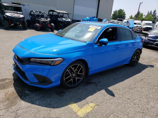 19XFL1H88NE015037 - 2022 HONDA CIVIC SPORT TOURING BLUE photo 1