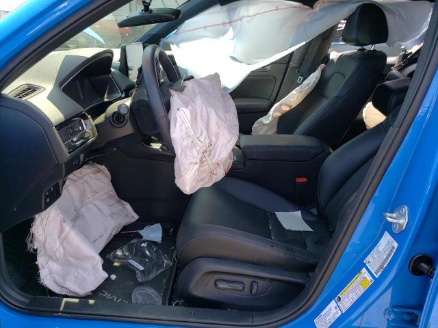 19XFL1H88NE015037 - 2022 HONDA CIVIC SPORT TOURING BLUE photo 7