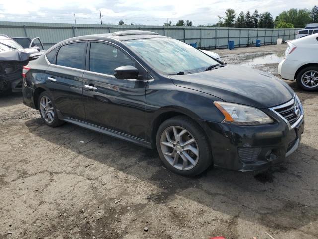 3N1AB7AP6DL670618 - 2013 NISSAN SENTRA S BLACK photo 4