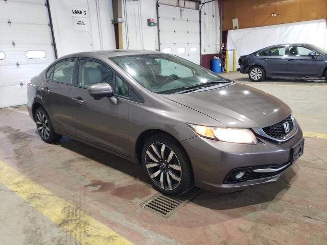 2HGFB2F94EH518705 - 2014 HONDA CIVIC EXL ყავისფერი ფოტო 4