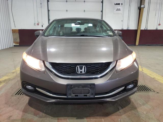 2HGFB2F94EH518705 - 2014 HONDA CIVIC EXL ყავისფერი ფოტო 5