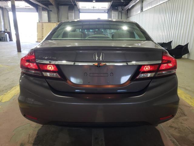 2HGFB2F94EH518705 - 2014 HONDA CIVIC EXL ყავისფერი ფოტო 6