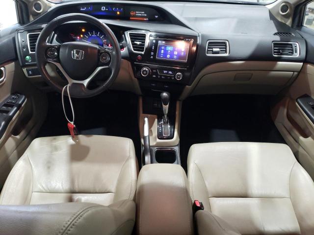2HGFB2F94EH518705 - 2014 HONDA CIVIC EXL ყავისფერი ფოტო 8
