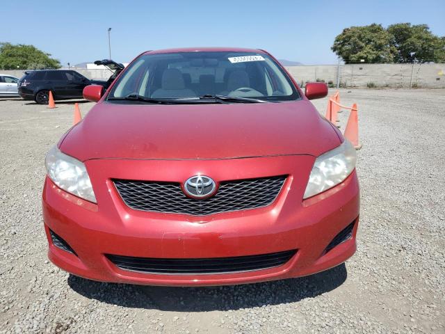 JTDBL40E499077174 - 2009 TOYOTA COROLLA BASE RED photo 5