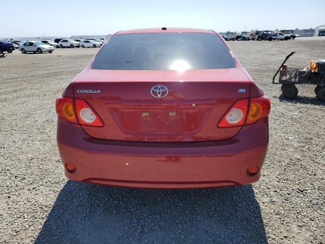 JTDBL40E499077174 - 2009 TOYOTA COROLLA BASE RED photo 6