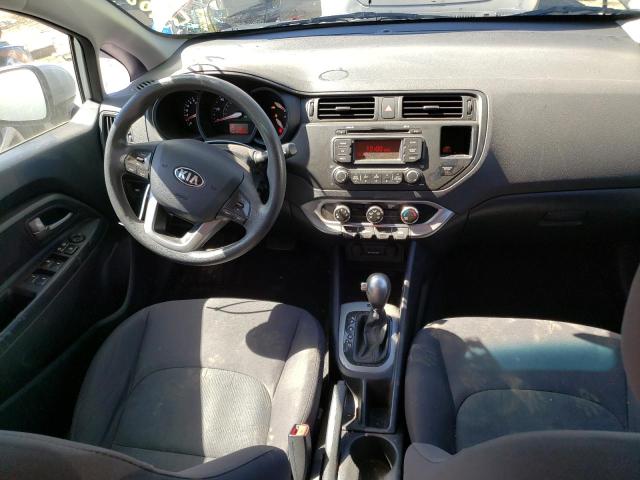 KNADM4A33E6334773 - 2014 KIA RIO LX SILVER photo 8