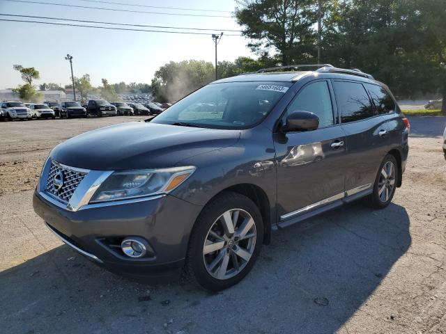 5N1AR2MM5DC613430 - 2013 NISSAN PATHFINDER S CHARCOAL photo 1