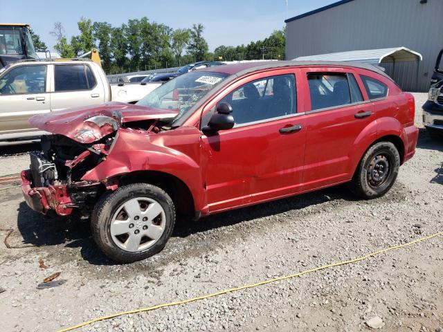 1B3HB28BX7D504557 - 2007 DODGE CALIBER RED photo 1