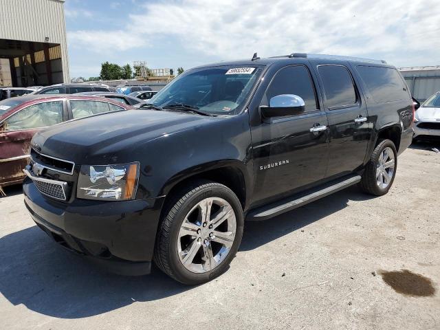 1GNSKJE73DR100987 - 2013 CHEVROLET SUBURBAN K1500 LT BLACK photo 1