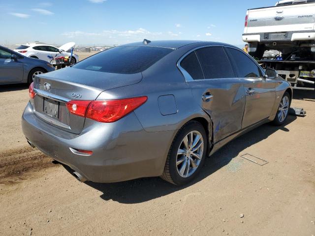 JN1CV7AR7HM680376 - 2017 INFINITI Q50 BASE GRAY photo 3