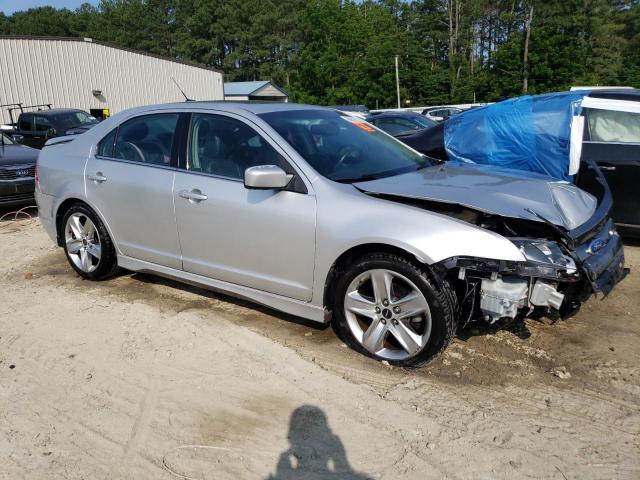 3FAHP0KC0CR166910 - 2012 FORD FUSION SPORT SILVER photo 4