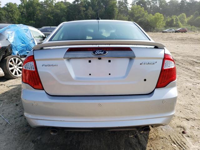 3FAHP0KC0CR166910 - 2012 FORD FUSION SPORT SILVER photo 6