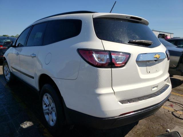 1GNKRFED2FJ285002 - 2015 CHEVROLET TRAVERSE LS WHITE photo 3